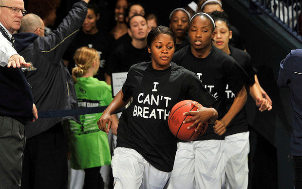 we can't breathe- notre dame women's basketball